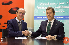 Firma de convenio con el Colegio de Titulados de Asturias