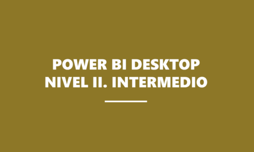 Power BI Desktop – Nivel Intermedio