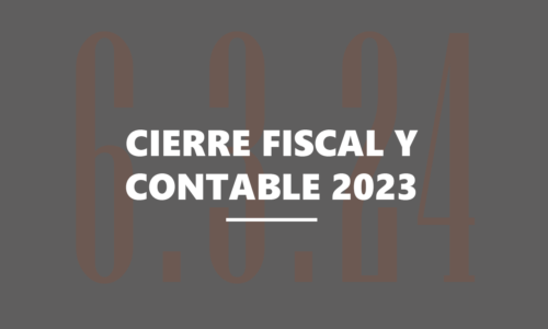 Cierre contable y fiscal del ejercicio 2023