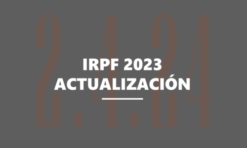 Actualización IRPF 2023