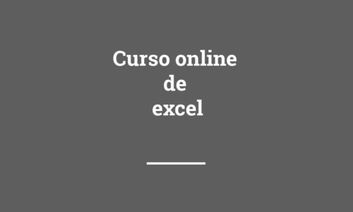 Curso online de excel
