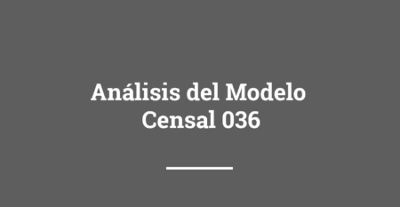 MODELO 036 modelo 036