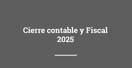 cierre contable y fiscal 2025