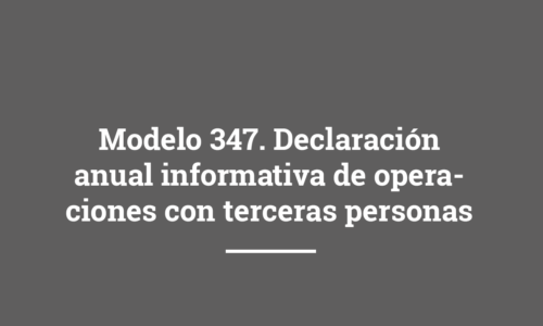 patron cabecera CURSOS web modelo 347 Cuestiones esenciales para la correcta cumplimentación del Modelo 347. Declaración anual informativa de operaciones con terceras personas